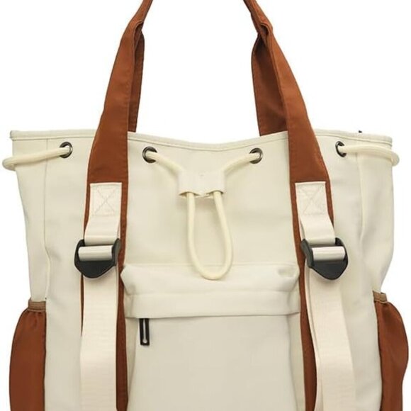 Handbags - Shoulder Tote Bag Nylon Multipocket Casual for Travel Work Unisex